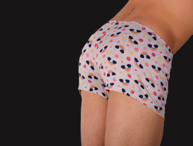 XS/S SMU Sous-vêtements hipster pour hommes Arc-en-ciel 43104 MX12