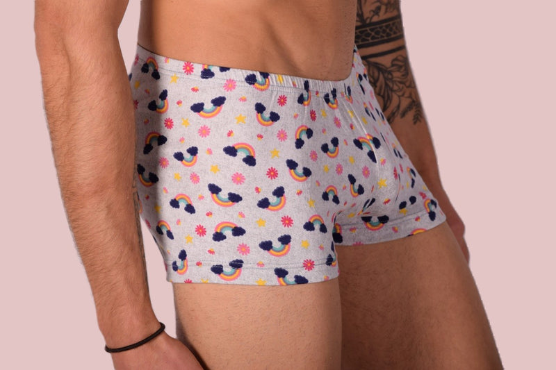 XS/S SMU Sous-vêtements hipster pour hommes Arc-en-ciel 43104 MX12