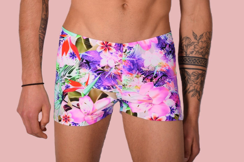 XS/S SMU Hipster Underwear Hot Flowers 43106 MX12