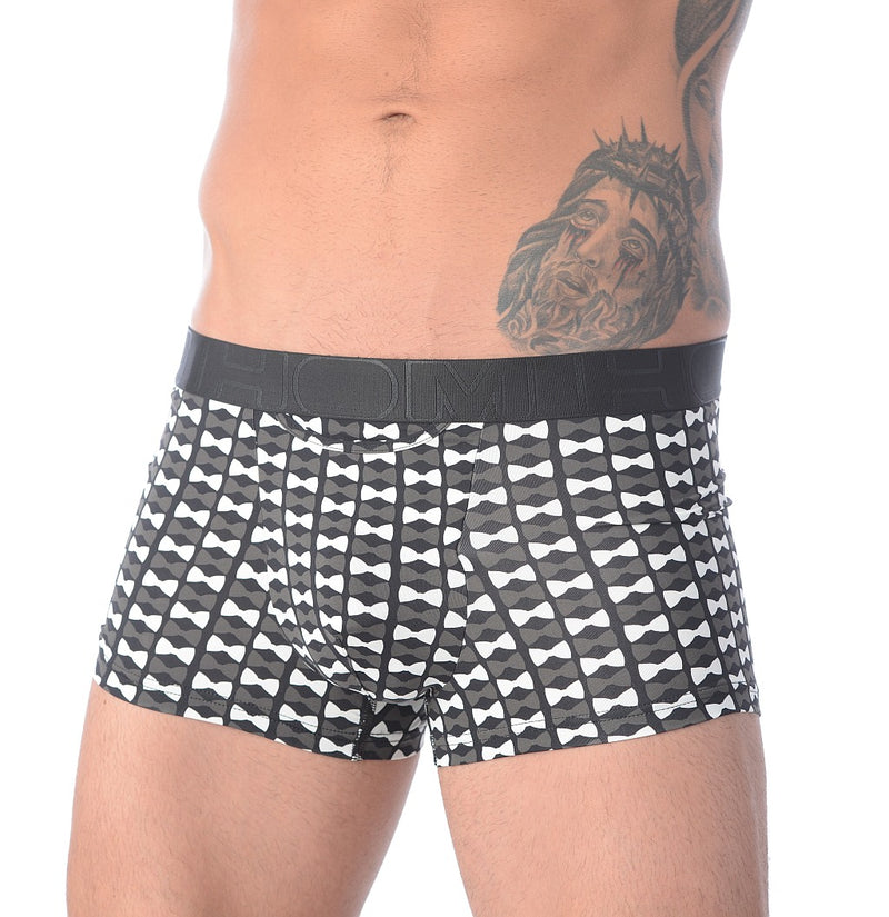 HOM Boxer motifs nœud papillon coupe courte 1
