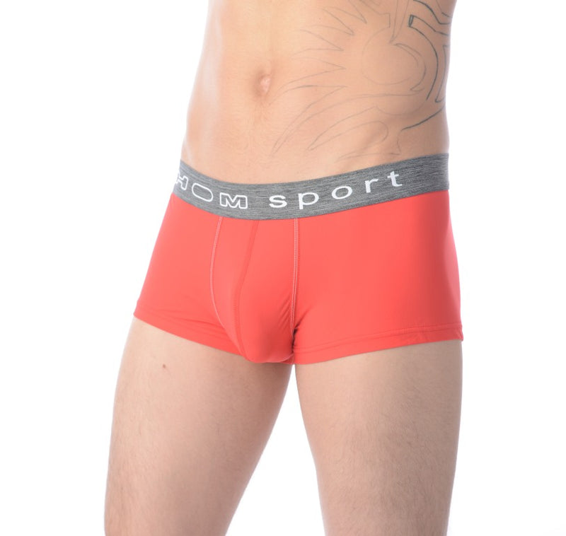 HOM Sports Boxer Snow Hipster Pour Homme ROUGE 1