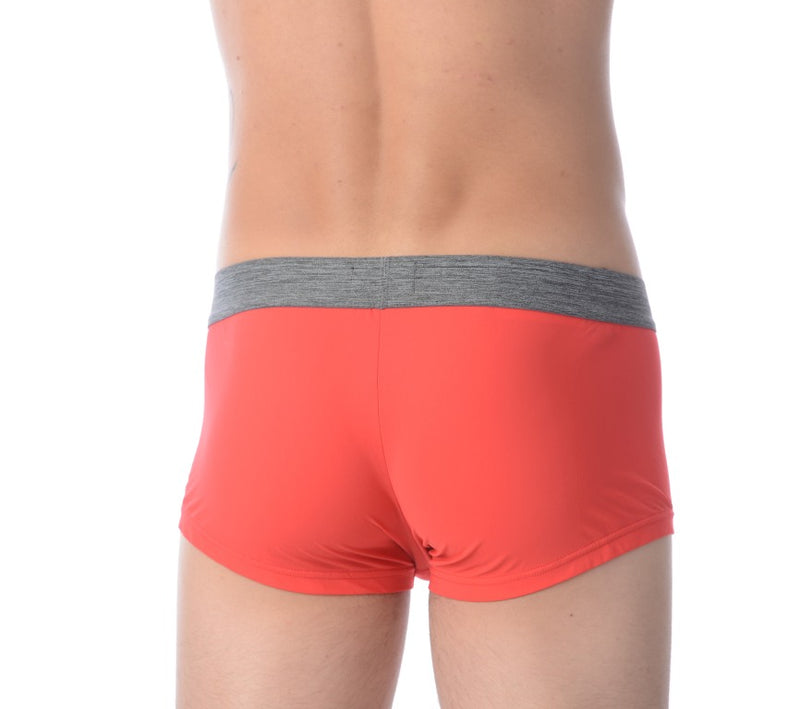 HOM Sports Boxer Snow Hipster Pour Homme ROUGE 1