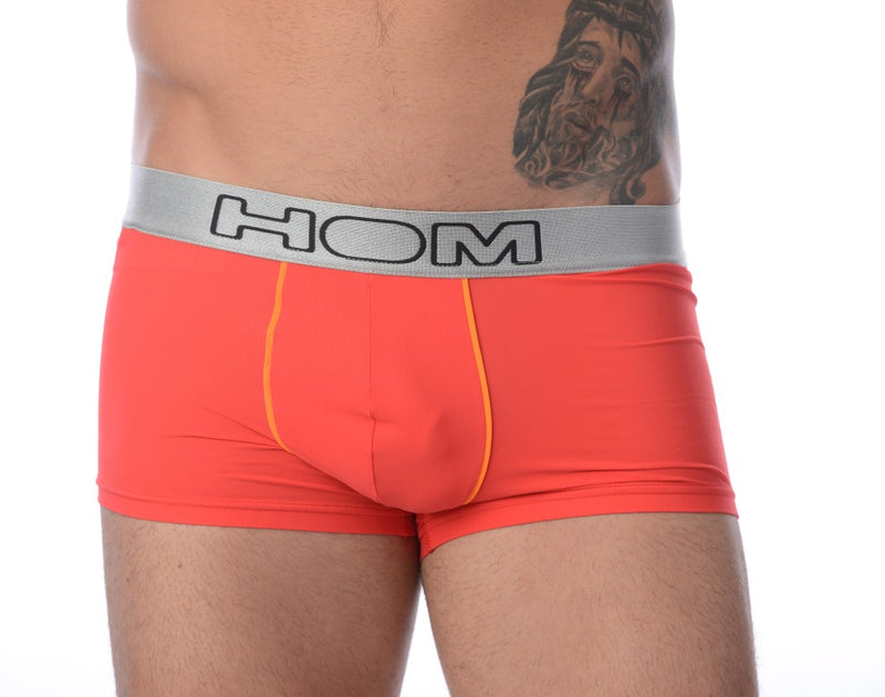 HOM Boxer Colorama Shorty Business Rouge 1