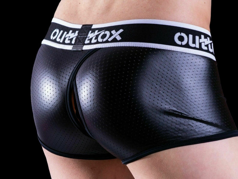 OUTTOX By Maskulo Boxer-Short Enveloppé Coffre Arrière Fétiche Blanc TR141-90 4