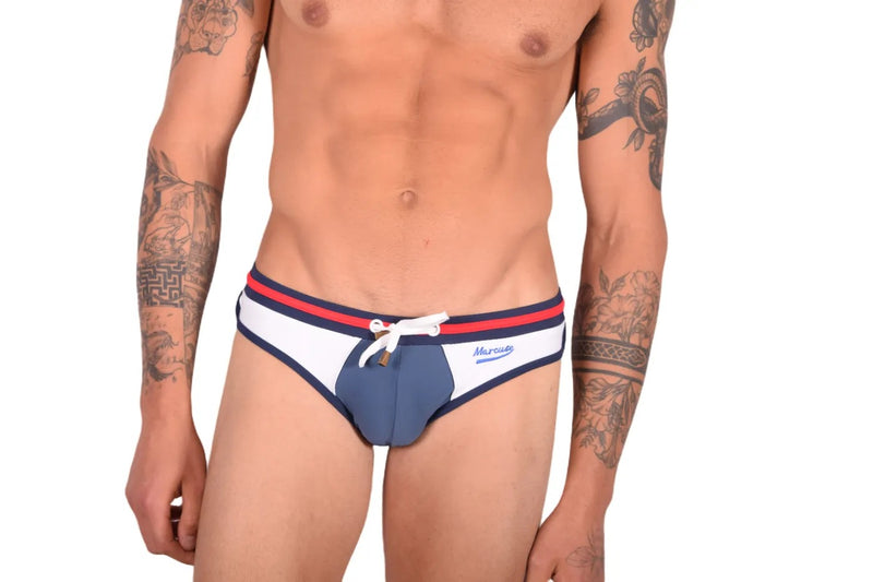 Marcuse Dragon Maillot De Bain Slip De Bain Blanc 2