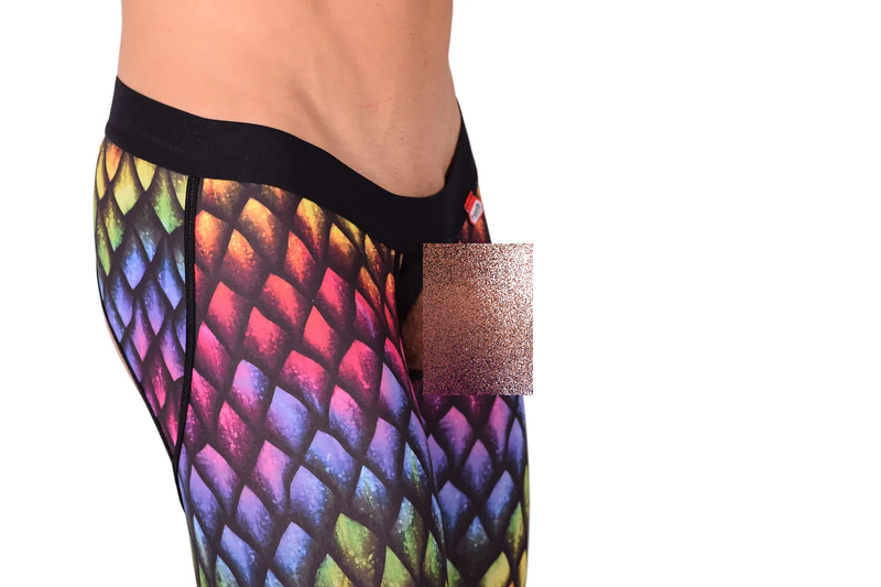 PIKANTE Pants  Rainbow Athletic Super Stretch Open Front & Back 0828 1