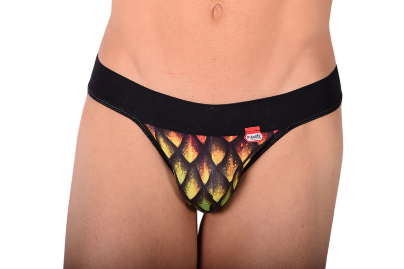 PIKANTE Rainbow Thong Super Stretch Microfiber Sleek Fits Thongs 0829 3