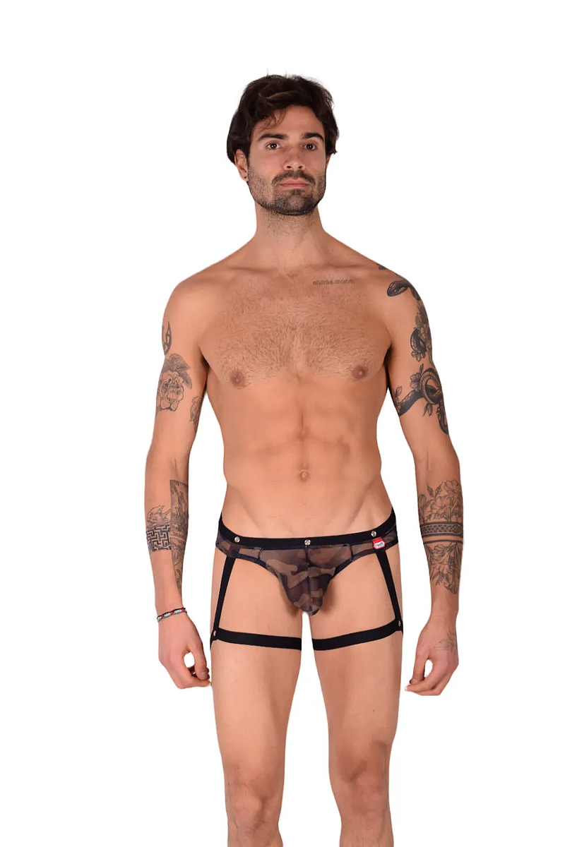 PIKANTE Slip Torture Taille Basse Microfibre Extensible Lisse Énergétique 0833 4