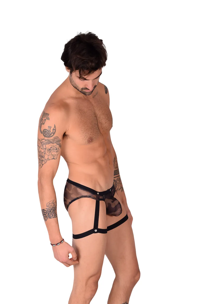 PIKANTE Slip Torture Taille Basse Microfibre Extensible Lisse Énergétique 0833 4