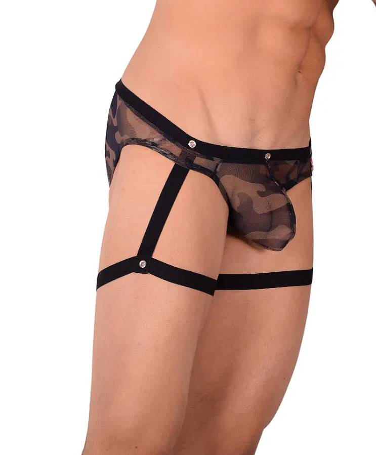 PIKANTE Slip Torture Taille Basse Microfibre Extensible Lisse Énergétique 0833 4