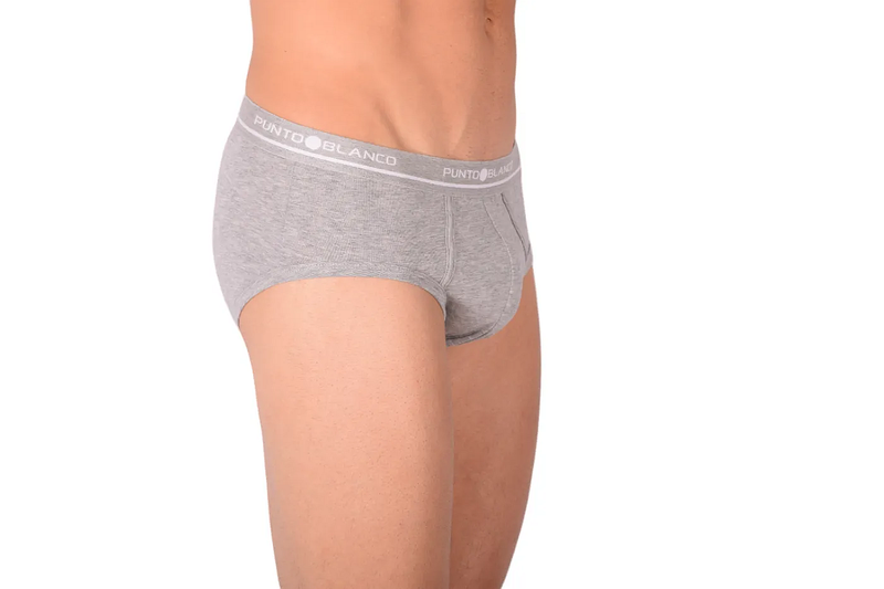 Punto Blanco Brief ORGANIX Stretchable Cotton Grey 3523 TAB7