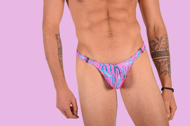 SMU Mens Underwear Snap Thong 33247 MX11