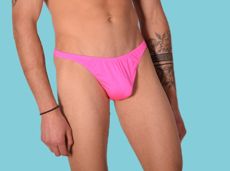 S/M SMU Sous-vêtements Homme String Rose 33326 MX11