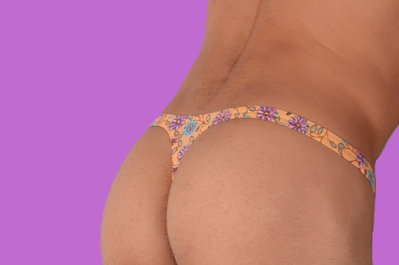 S/M Thongs SMU Mens Underwear Thong  Flowers 33332 MX11