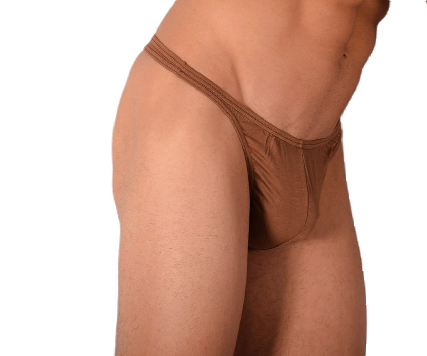 S/M SMU Mens Underwear Thong Bronze 33336 MX11