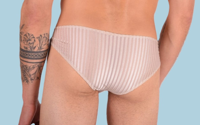 SMU Sous-vêtements pour hommes Mini slip transparent Nude 33368 MX11