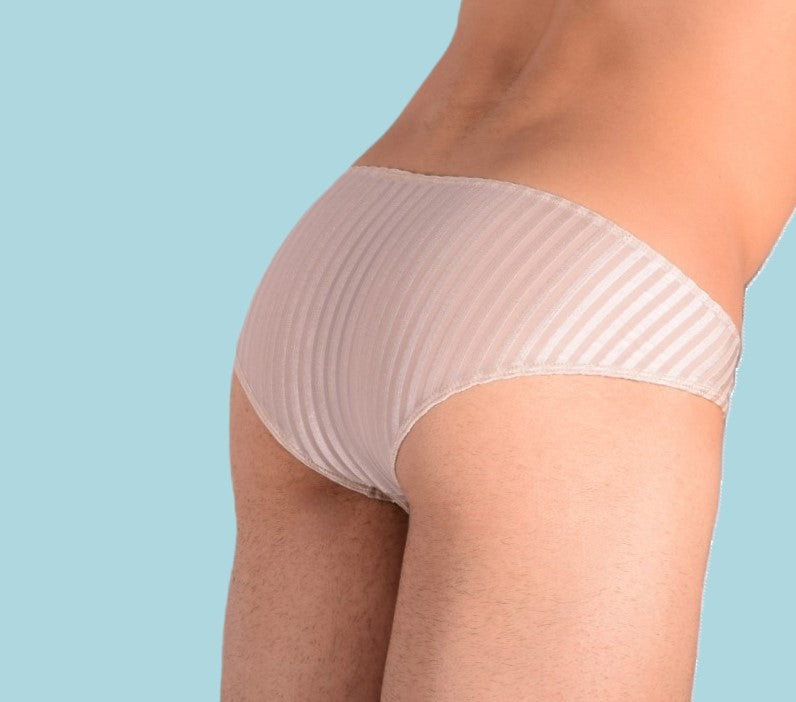 SMU Sous-vêtements pour hommes Mini slip transparent Nude 33368 MX11