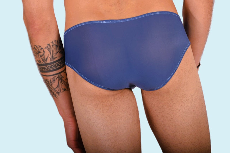 Culottes mini transparentes SMU bleu marine 33371 MX11