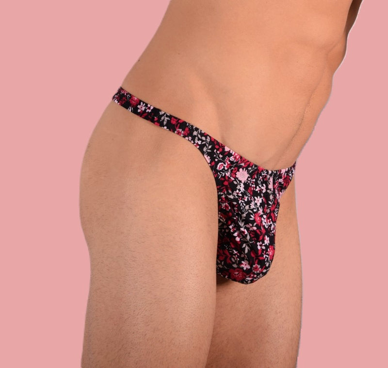 XS/S SMU Tanga Flash Homme Imprimé Fleur 33457 MX11