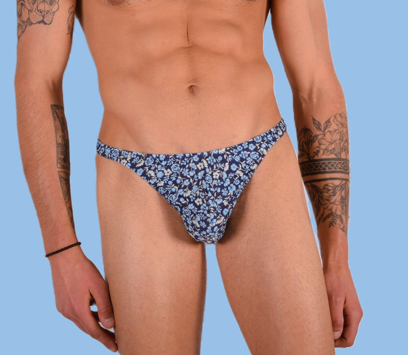 XS/S SMU Tanga Flash Homme Imprimé Fleur 33458 MX11