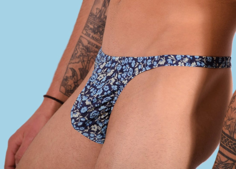 XS/S SMU Tanga Flash Homme Imprimé Fleur 33458 MX11