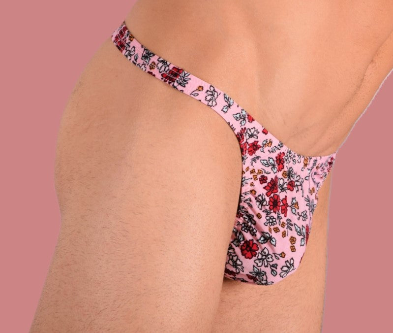 XS/S SMU Tanga Flash Homme Imprimé Fleur 33459 MX11