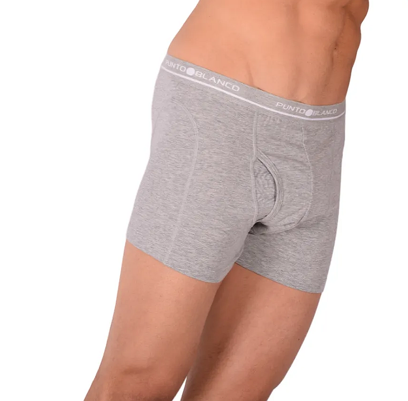 Punto Blanco Boxer ORGANIX Men Underwear Open fly Cotton Grey 33524 TAB6
