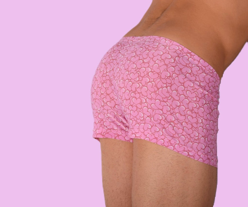 XS/S SMU Hipster homme Cœurs roses 43109 MX12