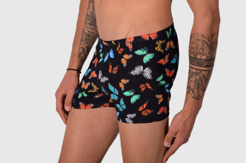 XS/S SMU Sous-vêtement de bain pour homme Hipster Papillons 43112 MX12