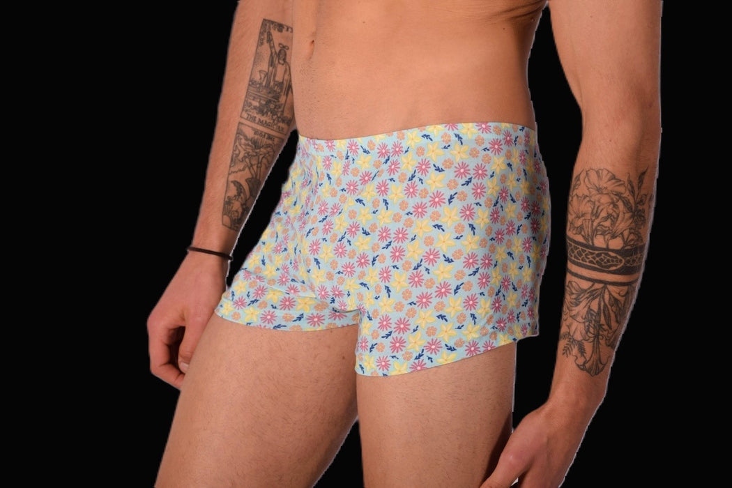 XS/S SMU Mens  Hipster Underwear Mint Print 43114 MX12
