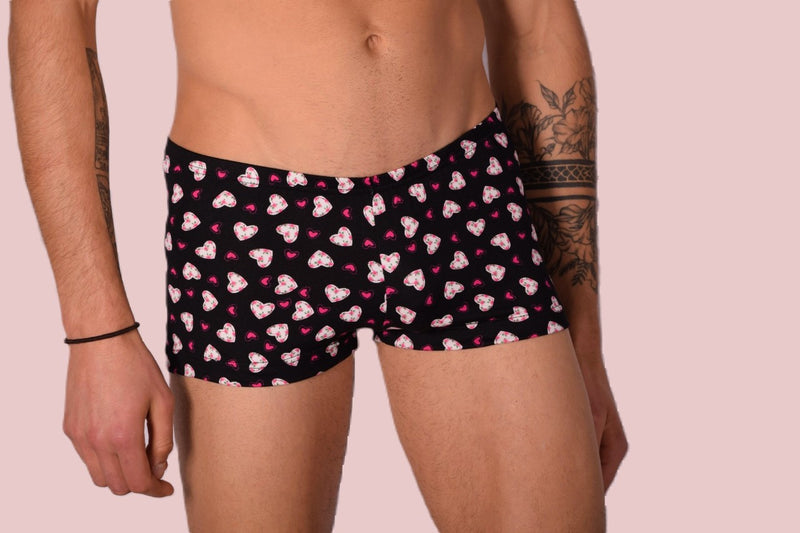 XS/S Mini Boxer SMU Hipster Fleurs Cœurs 43120 MX12