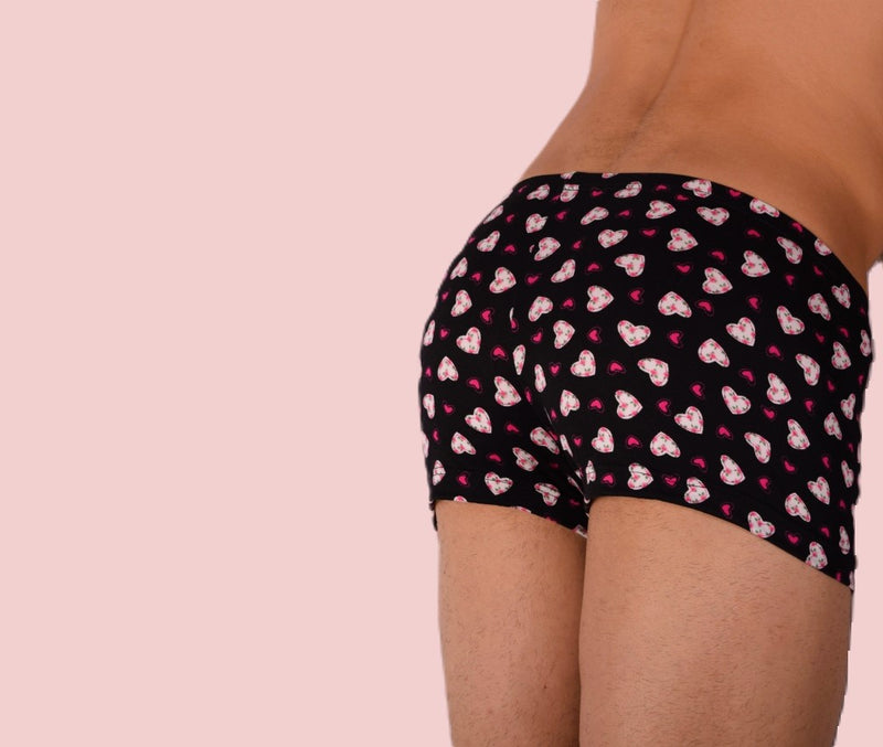XS/S Mini Boxer SMU Hipster Fleurs Cœurs 43120 MX12