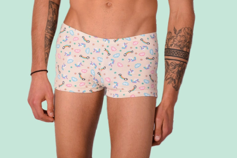 XS/S SMU Sous-vêtements hipster pour hommes Arc-en-ciel 43129 MX12