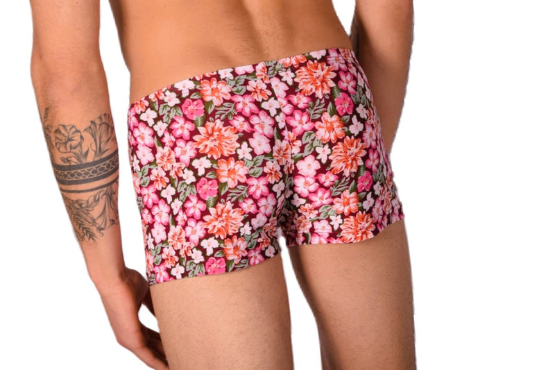 XS/S SMU Sous-vêtements hipster pour hommes Fleurs 43133 MX12
