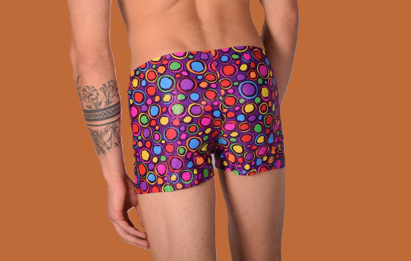 XS/S SMU Sous-vêtements hipster pour hommes Bulles étincelantes 43141 MX12