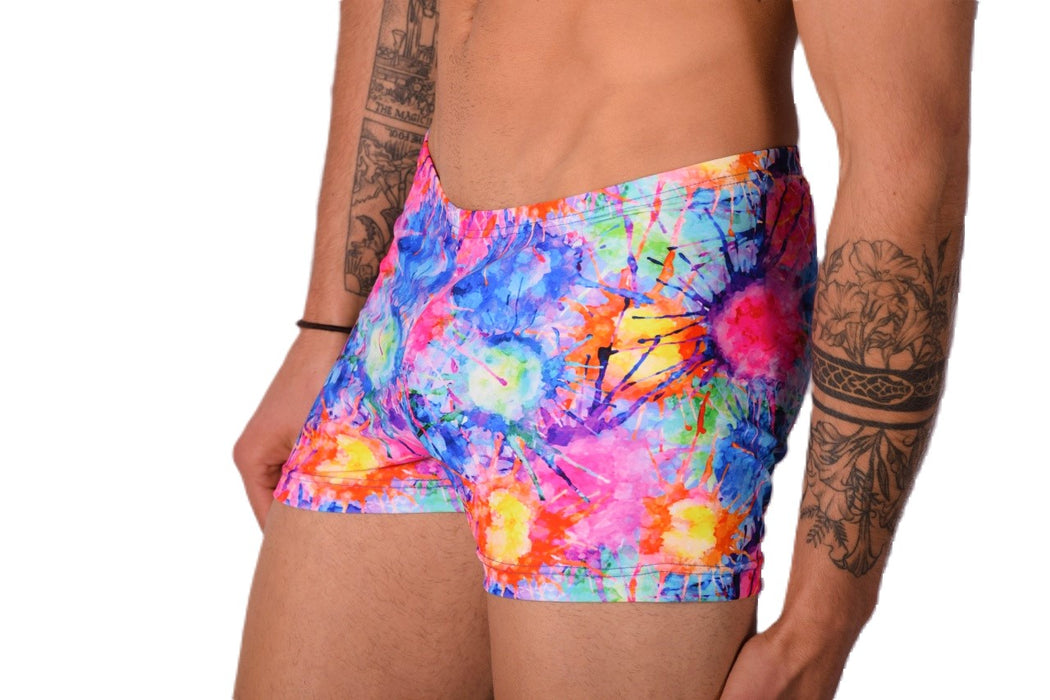XS/S SMU Mens Swim Hipster Abstract 43147 MX12