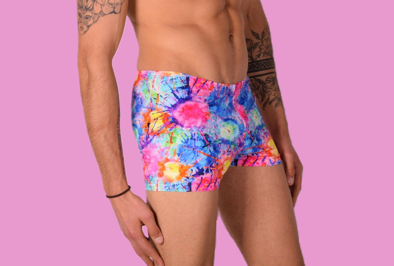 XS/S SMU Maillot de bain homme hipster abstrait 43147 MX12