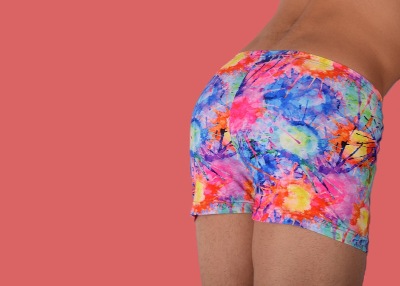 XS/S SMU Maillot de bain homme hipster abstrait 43147 MX12