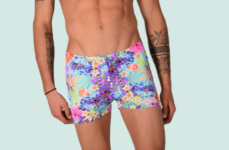 XS/S SMU Sous-vêtement de bain hipster pour hommes abstrait 43148 MX12