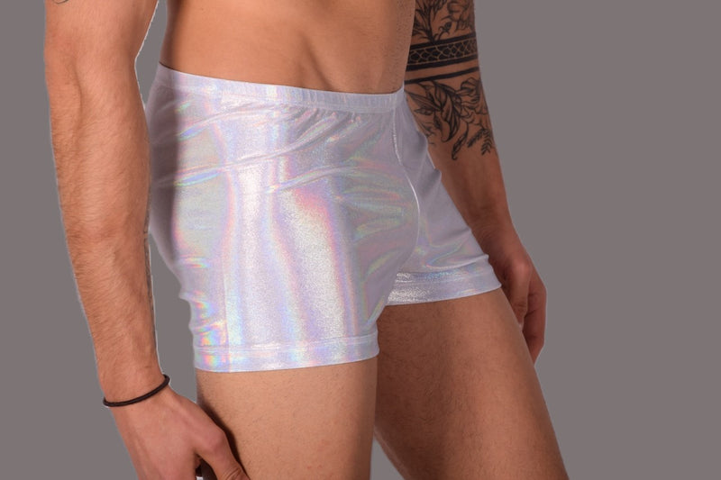 XS/S SMU Sous-vêtements hipster pour hommes Silver Sparks 43152 MX12