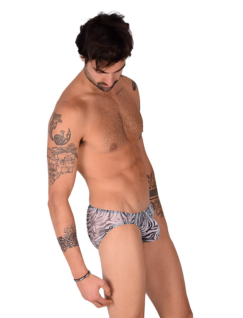 PIKANTE Slip Érotique Taille Basse Lean Cut Slip Stetch Lisse Microfibre 0503 4