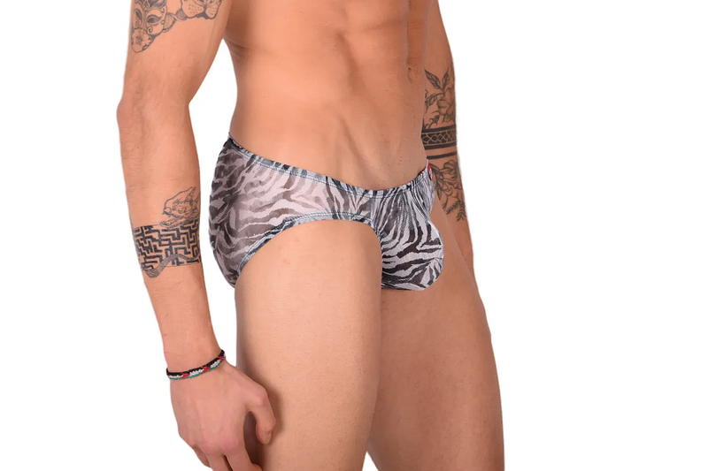 PIKANTE Slip Érotique Taille Basse Lean Cut Slip Stetch Lisse Microfibre 0503 4