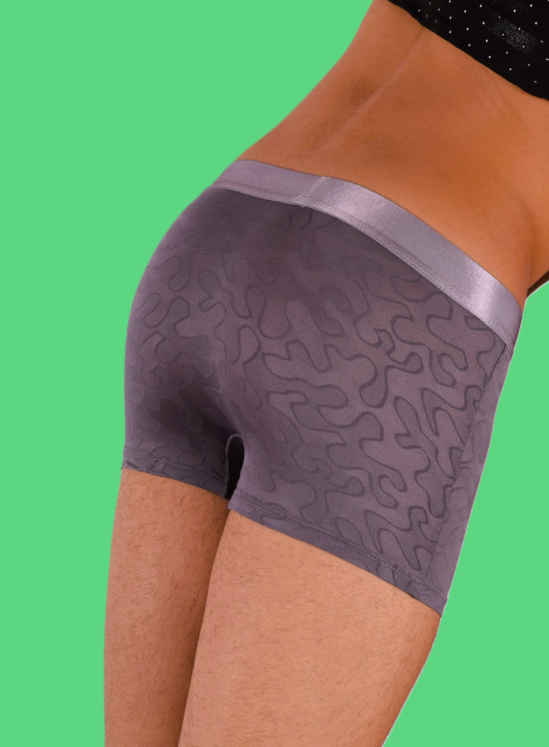 SMU Boxer Sheer Skin Molding Hipster Grey 100715 H63