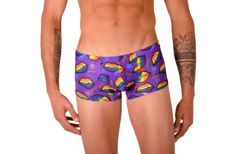 SMU Pride Mini Boxer Coupe Sportive Violet P01005 H45