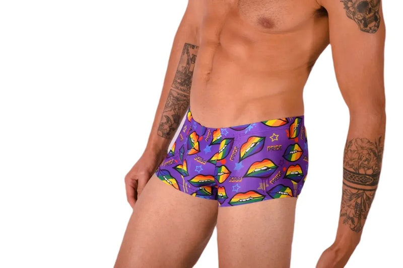 SMU Pride Mini Boxer Coupe Sportive Violet P01005 H45