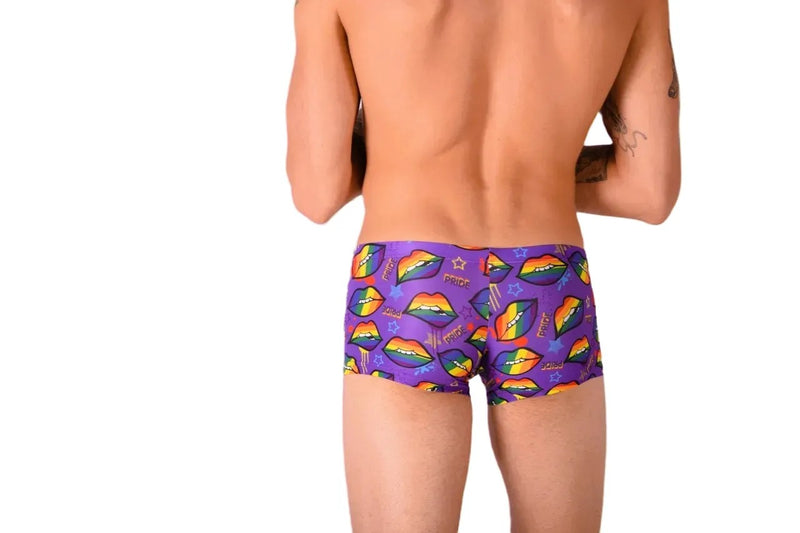 SMU Pride Mini Boxer Coupe Sportive Violet P01005 H45