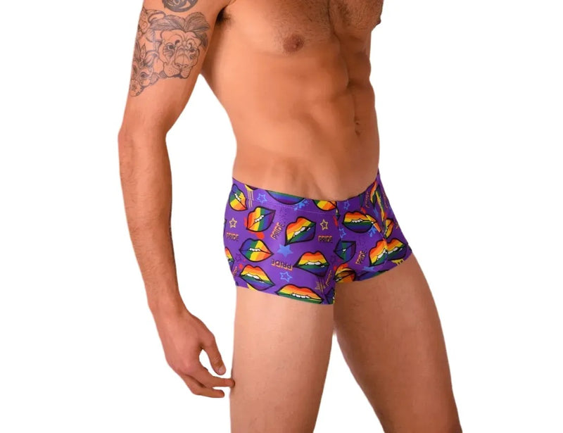 SMU Pride Mini Boxer Coupe Sportive Violet P01005 H45