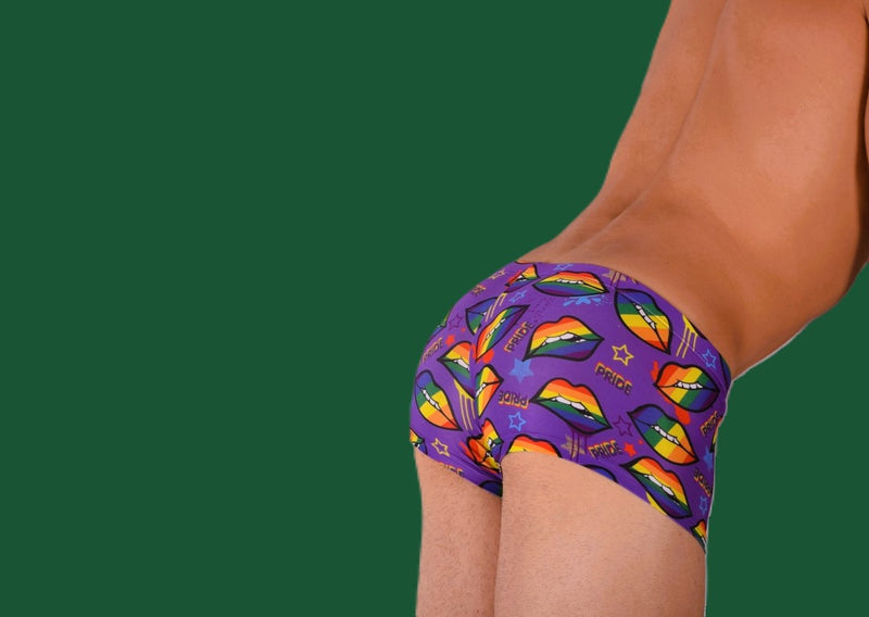 SMU Pride Mini Boxer Coupe Sportive Violet P01005 H45