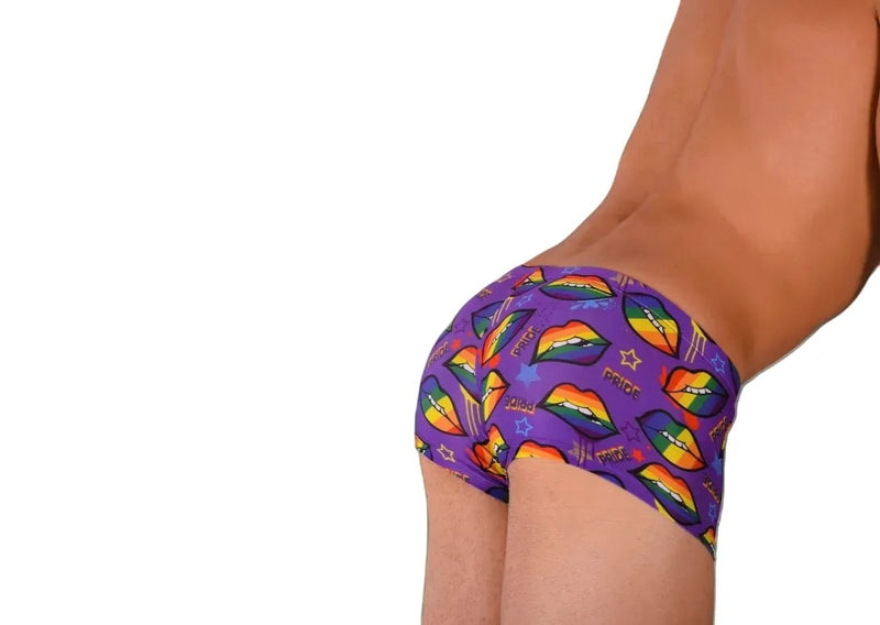 SMU Pride Mini Boxer Coupe Sportive Violet P01005 H45