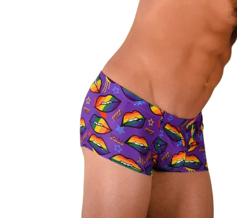 SMU Pride Mini Boxer Coupe Sportive Violet P01005 H45